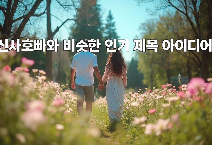 신사호빠와 비슷한 인기 제목 아이디어!